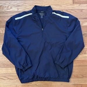 Pebble Beach Performance Dark Blue Windbreaker - Size L